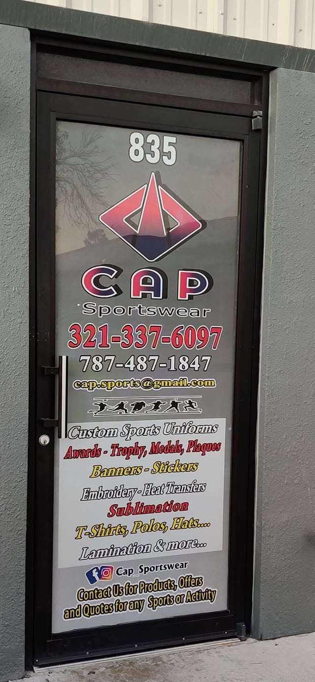 Custom Signs — CAP Sportswear