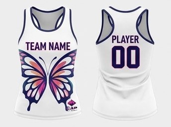 Custom Track & Field — Butterfly uniform