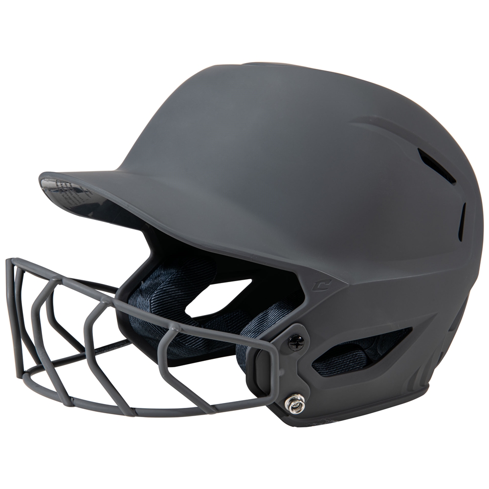 HXE Matte Softball Helmet w/Facemask - Image 3