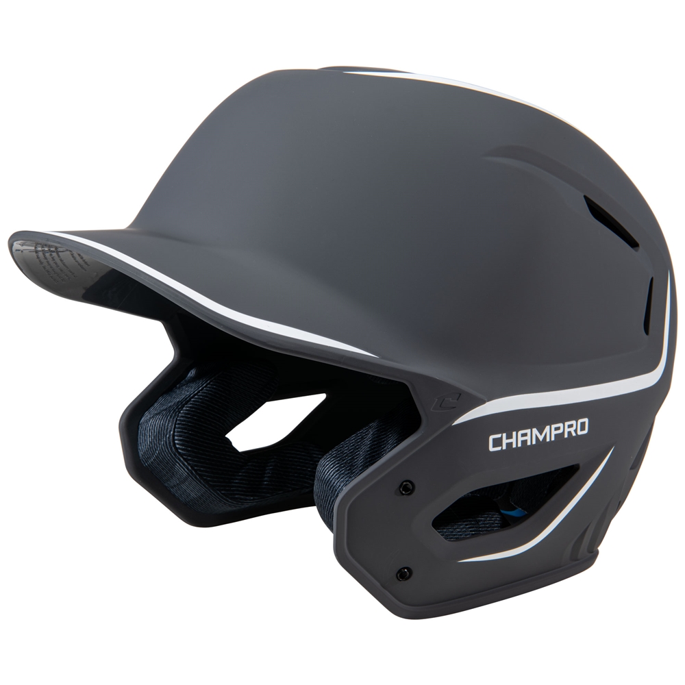 HXE Two-Tone Matte Baseball Helmet - Image 2