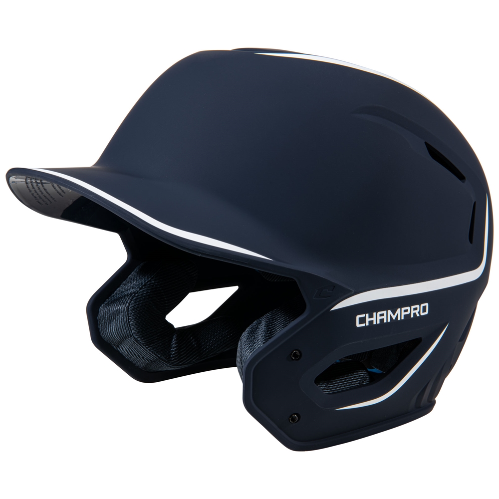 HXE Two-Tone Matte Baseball Helmet - Image 3