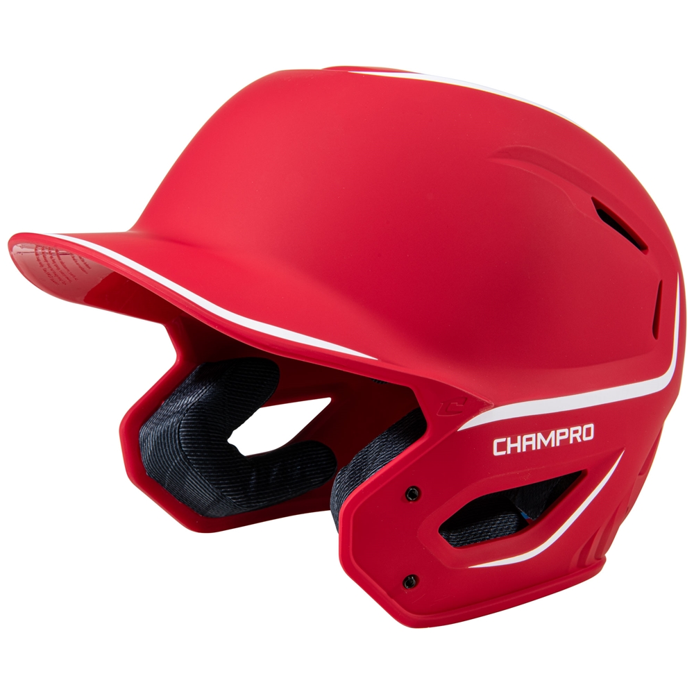 HXE Two-Tone Matte Baseball Helmet - Image 6