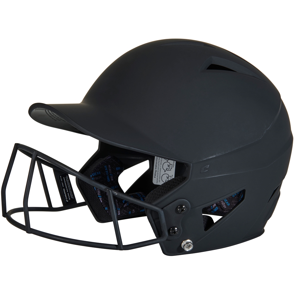 HX Matte Softball Helmet w/Facemask - Image 3