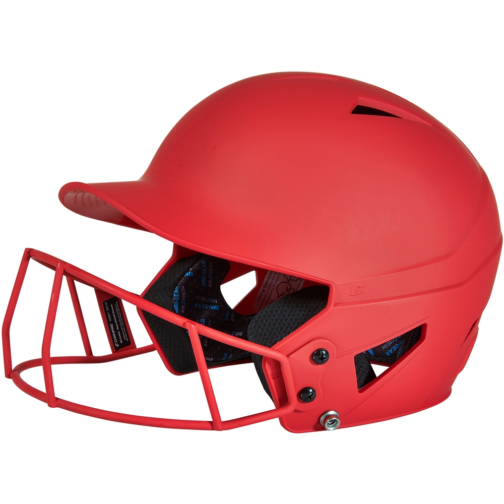 HX Matte Softball Helmet w/Facemask - Image 2