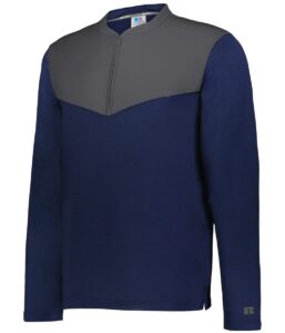 Russell Team R03GKM SIDELINE GRID 1/4 ZIP PULLOVER