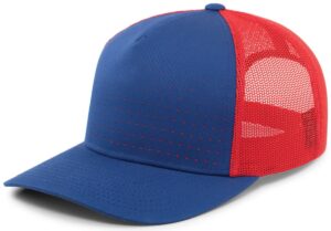 Pacific Headwear 105P Perforated 5-Panel Trucker Snapback Cap