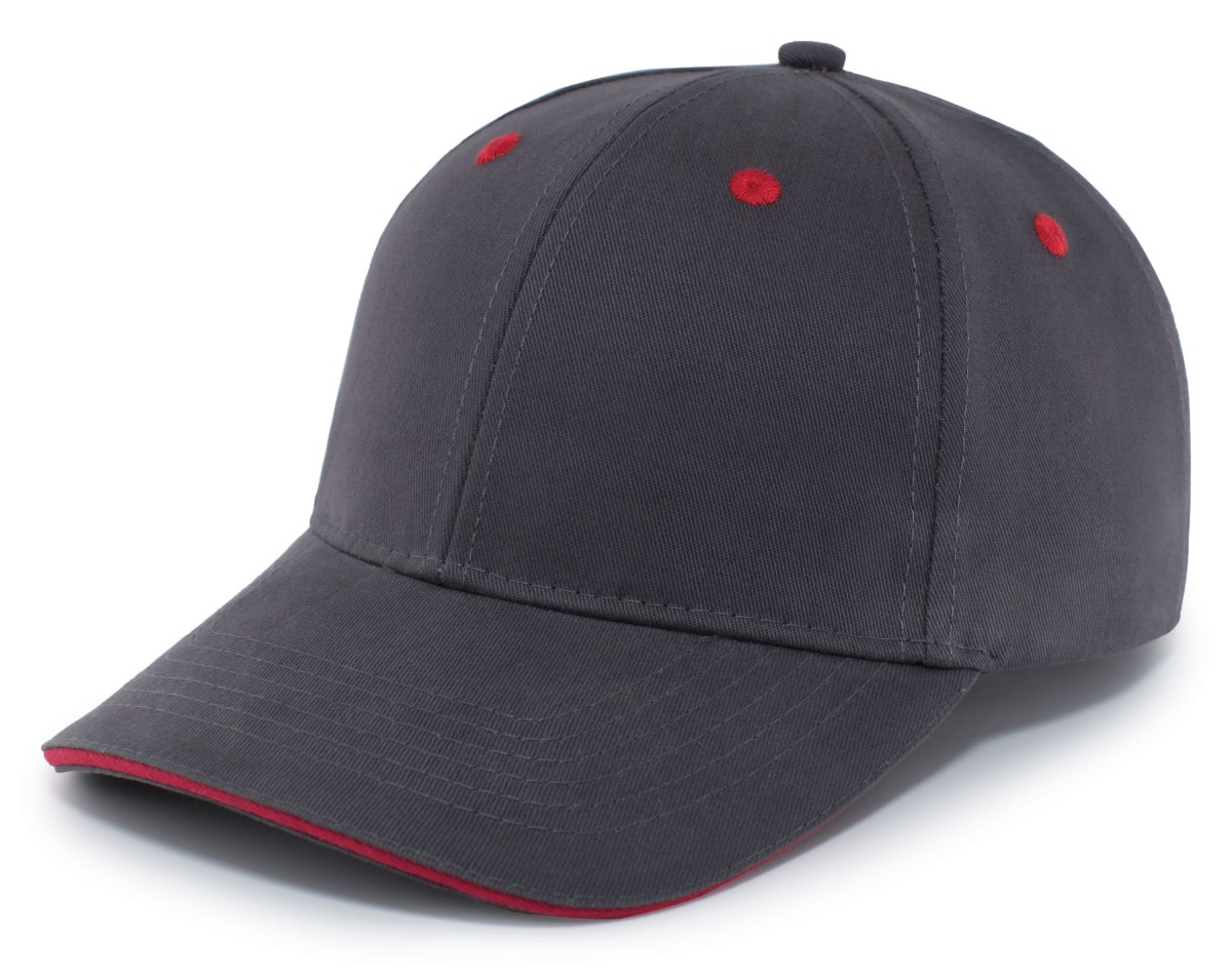 Pacific Headwear 121C Brushed Twill Cap With Sandwich Bill